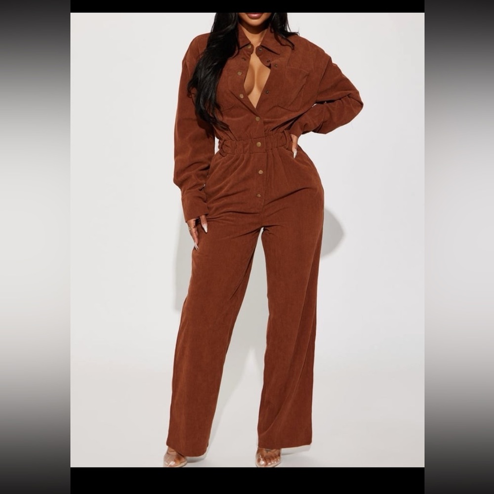 Corduroy jumpsuit